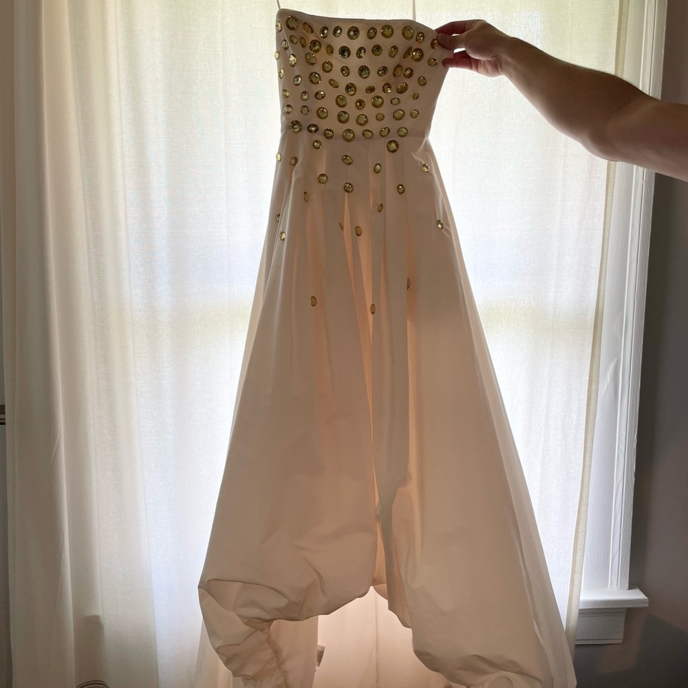 BCBG high low gown